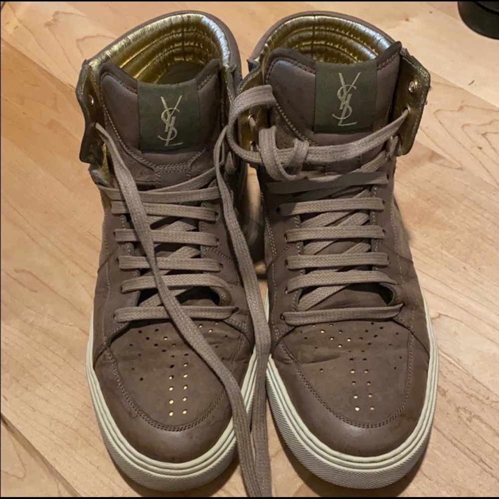 YSL Malibu High Top Sneakers